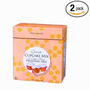 Dean Jacobs Carrot Cake Cupcake Mix  Cream Cheese Frosting, 20.8 Ounce 