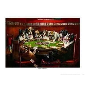   Poker Sympathy by Cassius Marcellus Coolidge 16x12