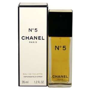  Chanel No 5 Eau De Toilette 1.2 Oz Spray Brand New in Box 