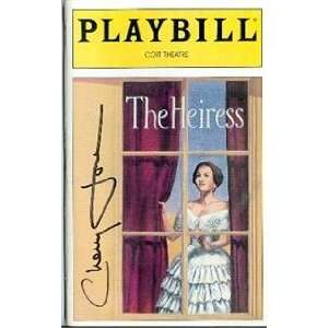 Cherry Jones autographed Playbill Program The Heiress Broadway Show