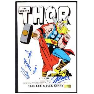 Chris Hemsworth and Stan Lee Autographed Thor Omnibus Book, Vol 1