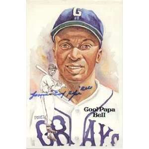  James Cool Papa Bell Signed Perez Steele Post Card   MLB 