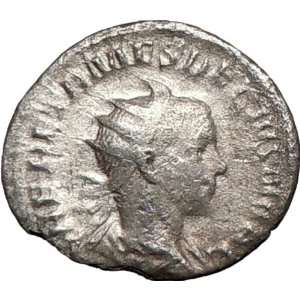  Herennius Etruscus 251AD Rare Silver Ancient Roman Coin 