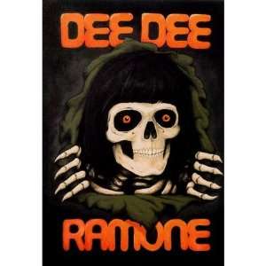  Dee Dee Ramone Skull