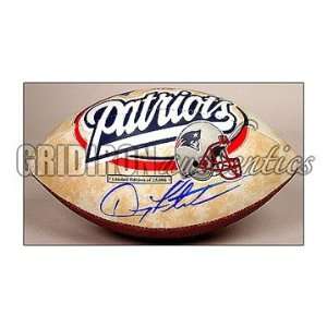 Doug Flutie Signed Football   Patriots Logo