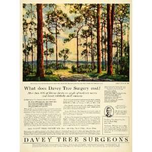  1926 Ad Davey Tree Surgeon John Edward Bok Lake Wales 