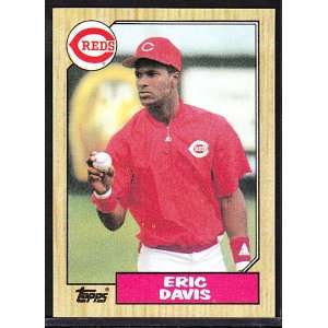  1987 Topps Eric Davis #412