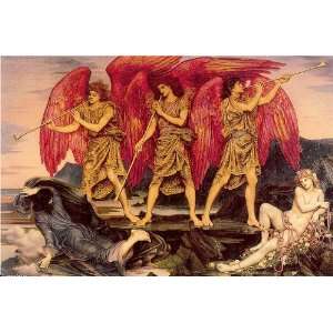  FRAMED oil paintings   Evelyn de Morgan   24 x 16 inches 