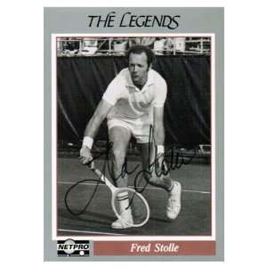  Netpro Fred Stolle Signed Legends Card
