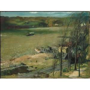 FRAMED oil paintings   George Wesley Bellows   24 x 18 inches   Up the 