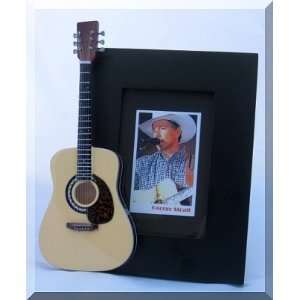 GEORGE STRAIT Miniature Guitar Photo Frame Country Martin