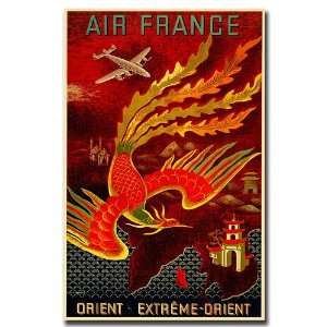 Air France Orient Extreme by Lucien Boucher Gallery Wrapped  
