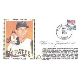 Harvey Haddix Autographed / Signed Perfect Game First Day Cover