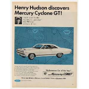  1966 Henry Hudson Mercury Cyclone GT Print Ad (7080)
