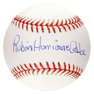  Rubin Hurricane Carter Boxer Autograph Baseball 