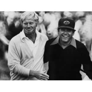 Jack Nicklaus, Lee Trevino, at U.S. Open Championship in Pebble Beach 