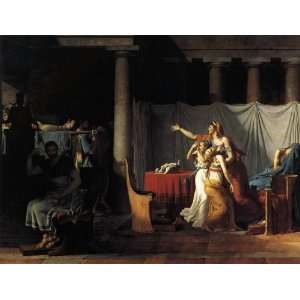  Hand Made Oil Reproduction   Jacques Louis David   32 x 24 