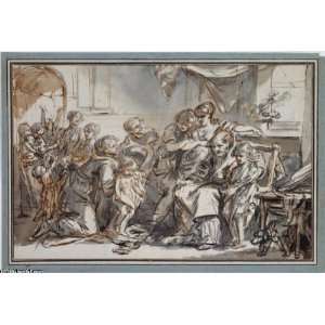  FRAMED oil paintings   Jean Baptiste Greuze   24 x 16 