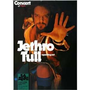 Jethro Tull   A Passion Play 1973   CONCERT   POSTER from GERMANY