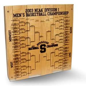  Jim Boeheim Syracuse Basketball Engraved 12x12 Bracket 