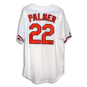 Jim Palmer Autographed/Hand Signed Baltimore Orioles White Majestic 