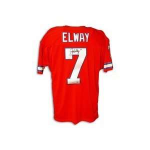 John Elway Autographed Denver Broncos Orange Crush Jersey