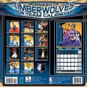 John F. Turner Minnesota Timberwolves 2011 Wall Calendar  