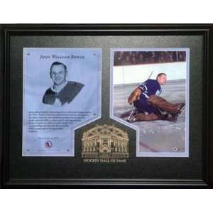 Johnny Bower 16X20 Hhof Virtual   Memorabilia