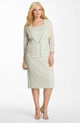 Alex Evenings Sleeveless Lace Sheath Dress & Jacket (Plus) $198.00