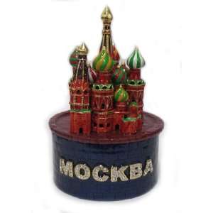 Metal Musical St. Basil Cathedral   Blue Color 