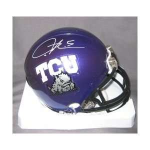 LaDainian Tomlinson Signed TCU Horned Frogs Mini Helmet