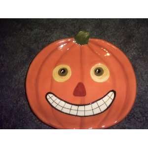 Lillian Vernon Halloween Pumpkin Plate