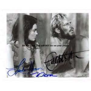  Charlton Heston Linda Harrison Planet Autographed Signed 