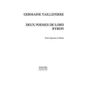  Deux Poemes de Lord Byron Musical Instruments