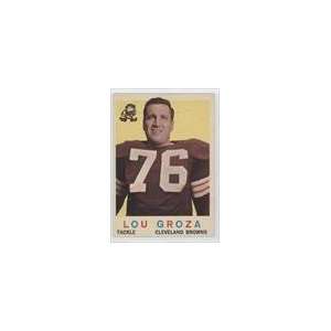  1959 Topps #60   Lou Groza Sports Collectibles