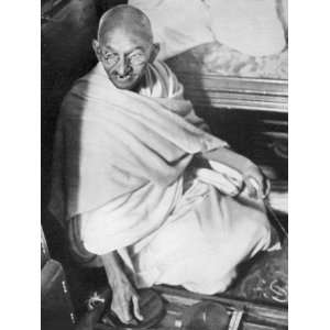 Mahatma Gandhi Indian Nationalist and Spiritual Leader Sailing from 