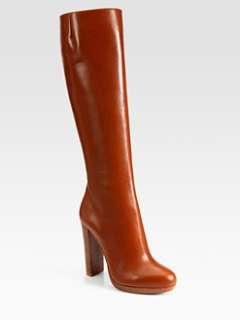 Christian Louboutin   Leather Knee High Boots