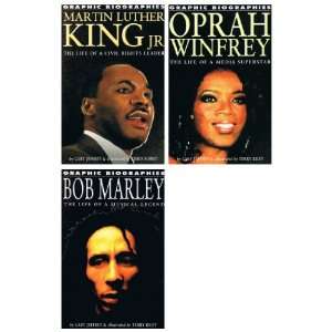 Graphic Biographies books 3 books pack (Martin Luther King   the Life 