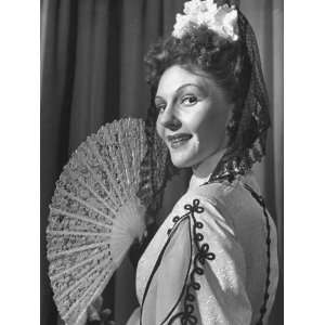 Portrait of Actress Mary Martin Wearing First Act Dress for Pacific 