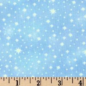  44 Wide Space Ranger Stars Light Blue Fabric By The Yard 