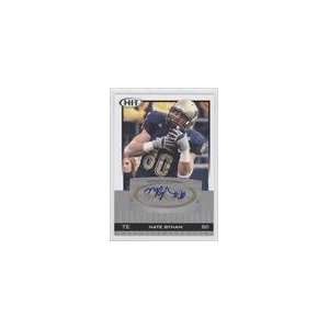   2010 SAGE HIT Autographs Silver #A88   Nate Byham Sports Collectibles