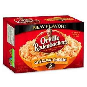 Orville Redenbachers 100% Whole Grain Cheddar Cheese Popcorn 3 pk 9 
