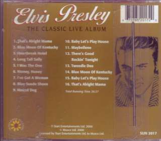 ELVIS PRESLEY THE CLASSIC LIVE ALBUM RARE SEALED CD  