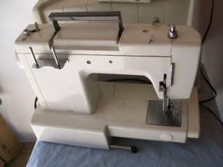 Dressmaker Ultra Sewing Machine Model 101 & Case Table  