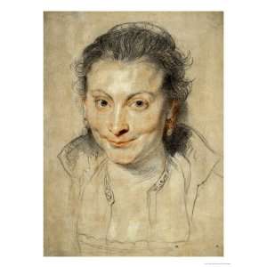   Rubens First Wife, 1621 Giclee Poster Print by Peter Paul Rubens