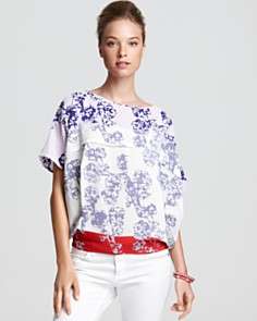 DIANE von FURSTENBERG Top   Landy Striped