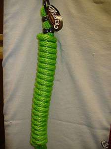 WEAVER LIME GREEN LEAD ROPE HORSE TACK  