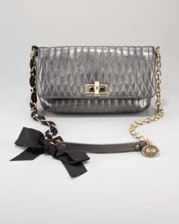 Gunmetal Flap Bag  