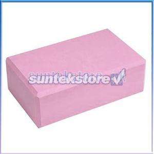 Pink Yoga Block Foam Exercise Fitness Healthy Equipment  
