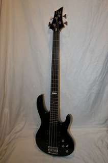 ESP LTD B 104 Electric Bass Guitar Solid Black Onyx  